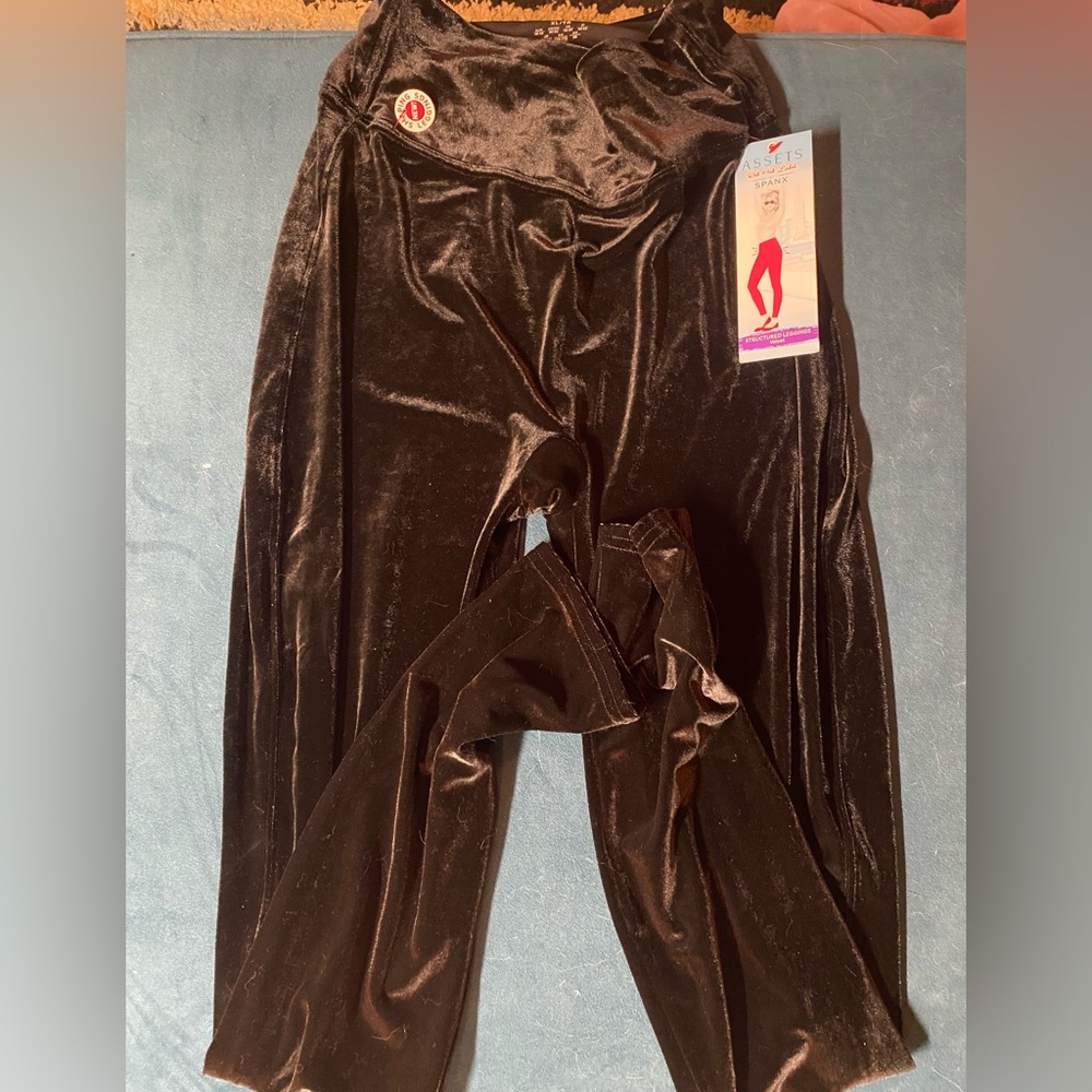 Black Velvet Spanx Leggings NWT